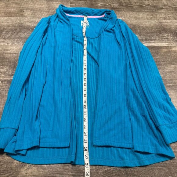 Muk Luks Blue Sweater Cardigan Size XL - Picture 4 of 6
